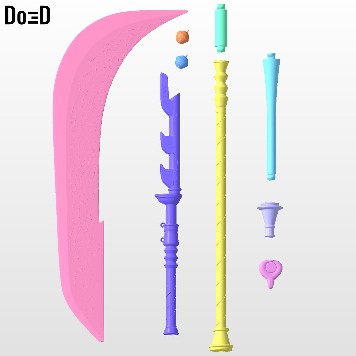 Mira's Gok-do Glaive Kpop Demon Hunters 3D Model STL #MG64