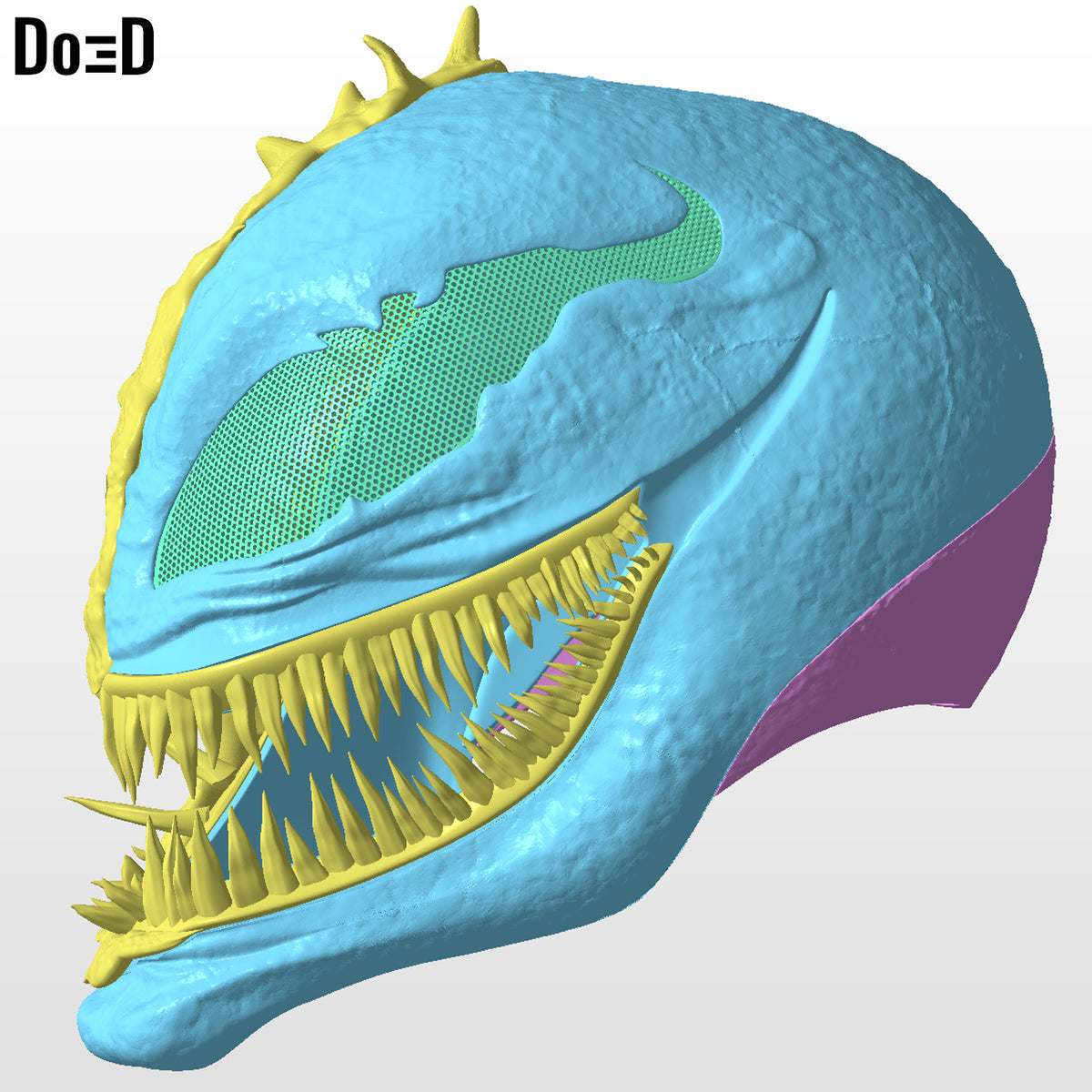 Venom 2018 Half Face Helmet "We Are Venom" Version | 3D Model Project #5132