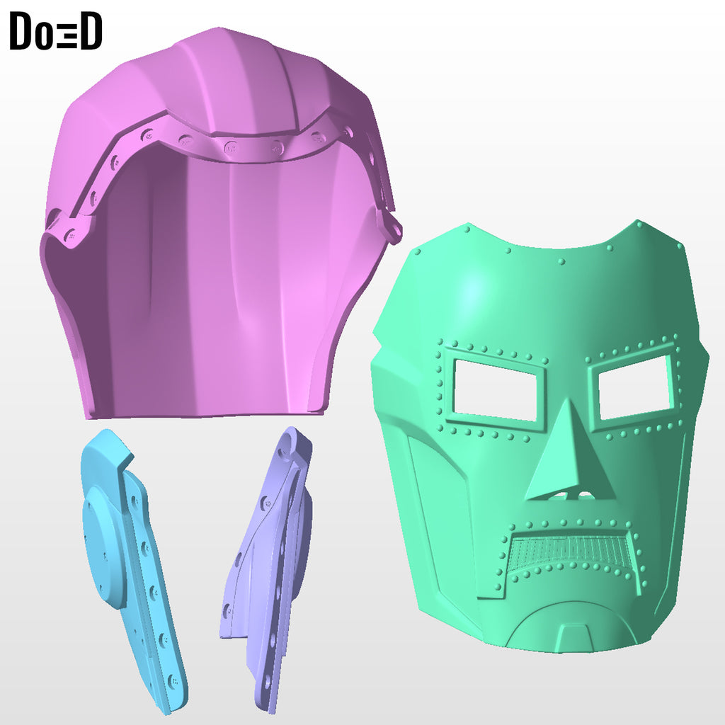 Doctor Doom Helmet Variant HT 2 | 3D Printable Model #DDTH1