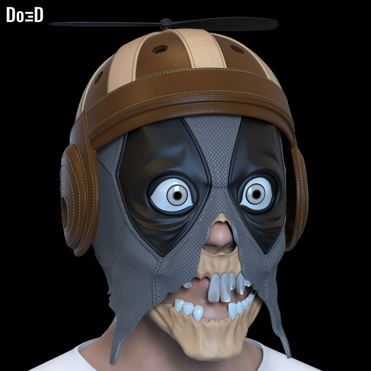 Bundle: Deadpool & Headpool Modular Helmet Pack 3D Printable Model STL File #HH3