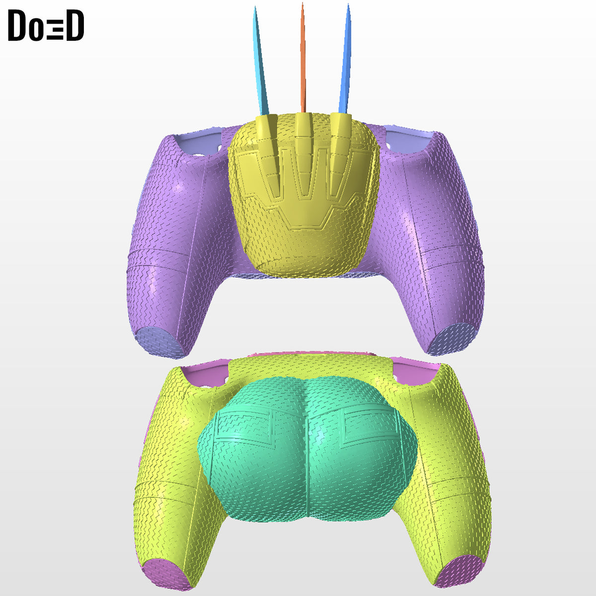 Wolverine and Deadpool PS5 Controller Case Cover Bundle | 3D Printable Model #P5