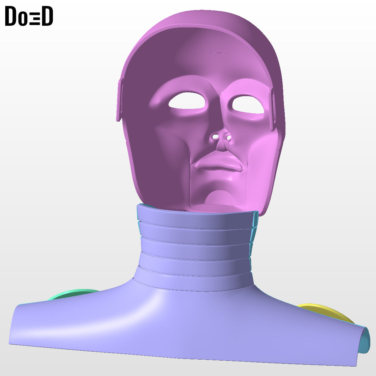 Latverian Witch Mask and Neck | 3D Printable Model #V1000