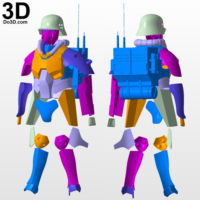 Jin Roh The Wolf Brigade Armor Kerberos Panzer Cop | 3D Model Project #3573