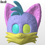 Tails Sonic 3 Helmet 3D Model STL File #T55
