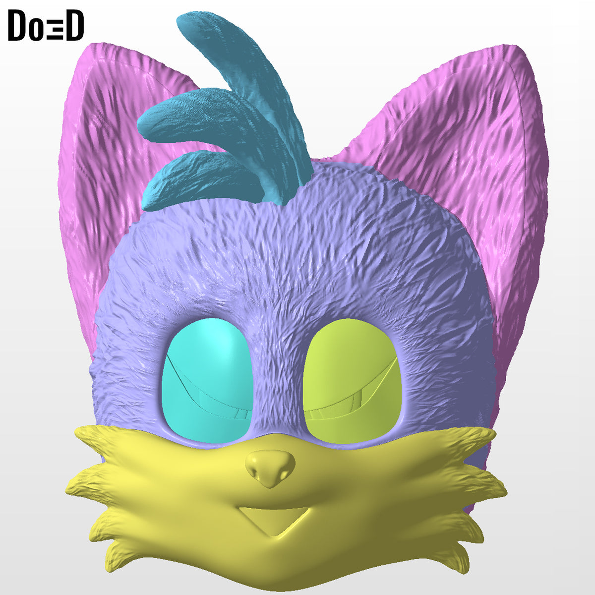 Tails Sonic 3 Helmet 3D Model STL File #T55