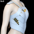 Sylvie Lady Loki Vest Armor | 3D Printable Model STL #SY71