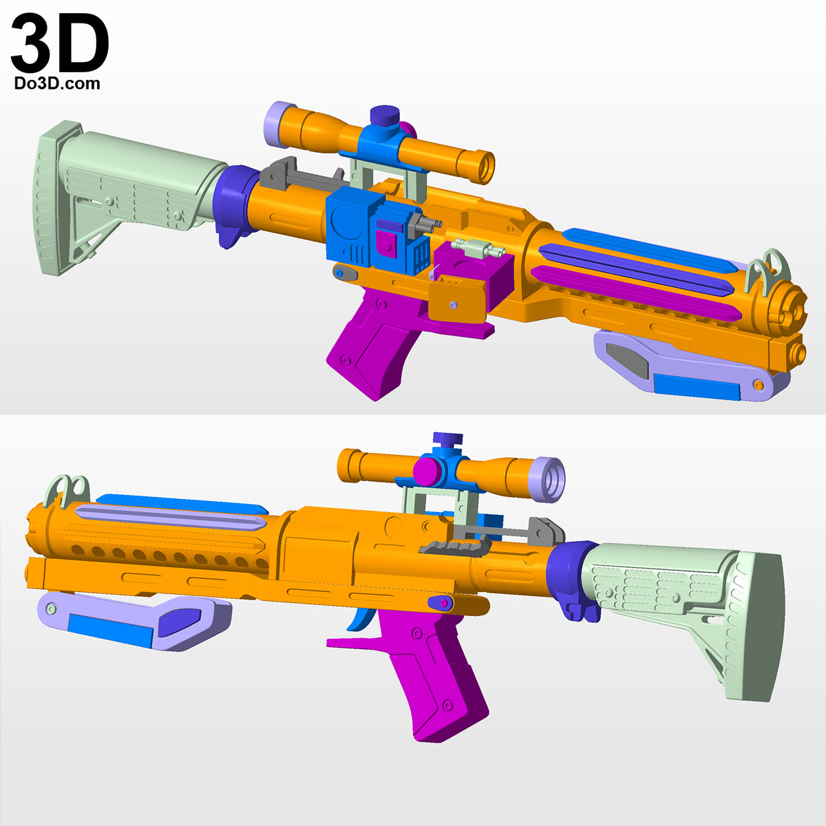 Captain Phasma F11-D Blaster Rifle Star Wars TFA | 3D Print Model Project #4804