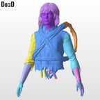 Thia Back Pack Predator Badlands Cosplay Prop 3D Printable Model STL File #T173