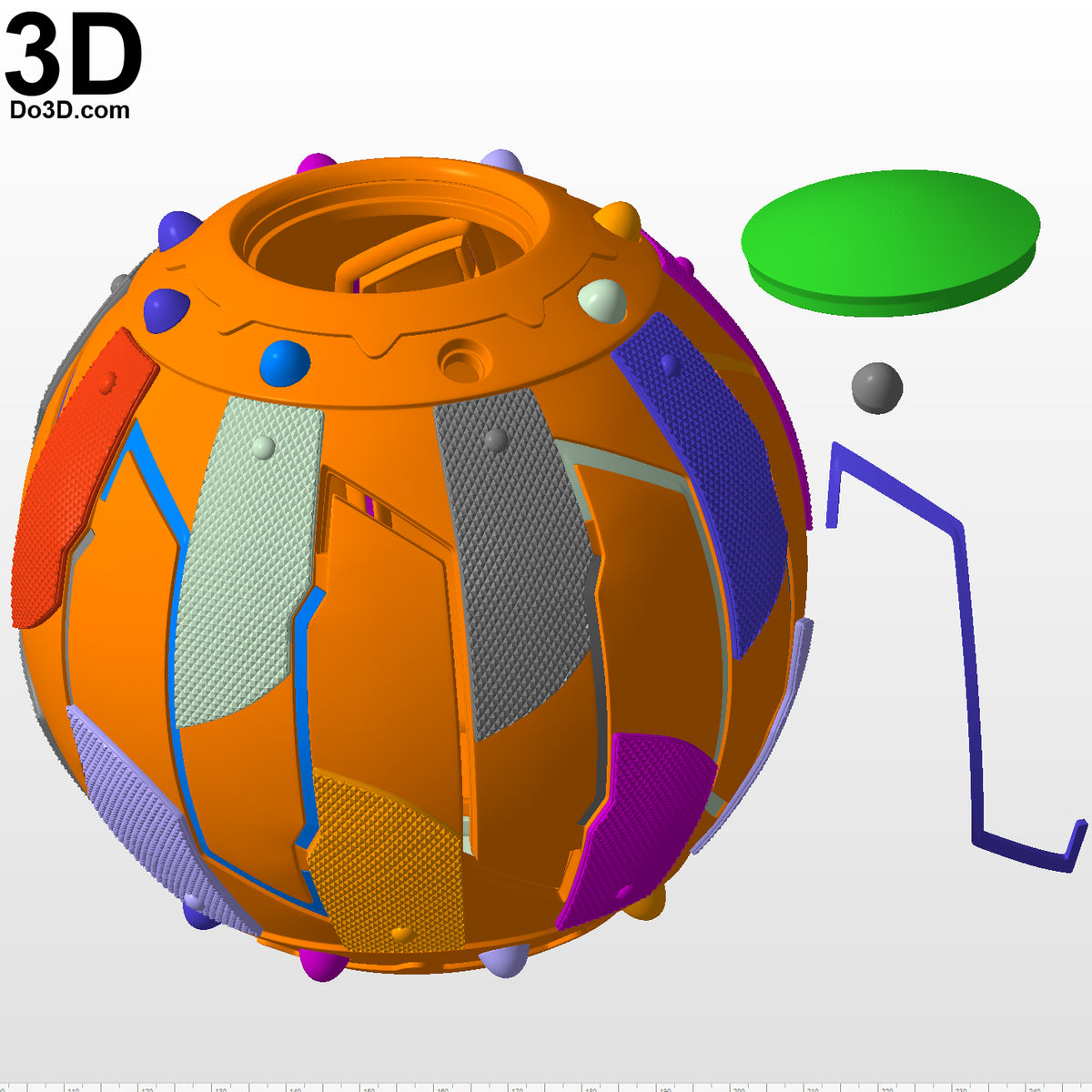 Green Goblin Bomb Pumpkin Bomb Spider-man No Way Home 3D Printable Model STL #Z9