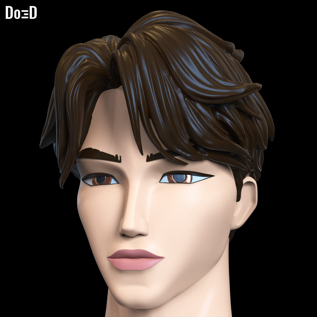Jinu Figure Head Saja Boys K-Pop Demon Hunters Any Scale 3D Model STL File #JS62