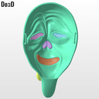 Wazzup Ghostface Mask Scary Movie High Tongue Out 3D Printable Model STL #GFS628