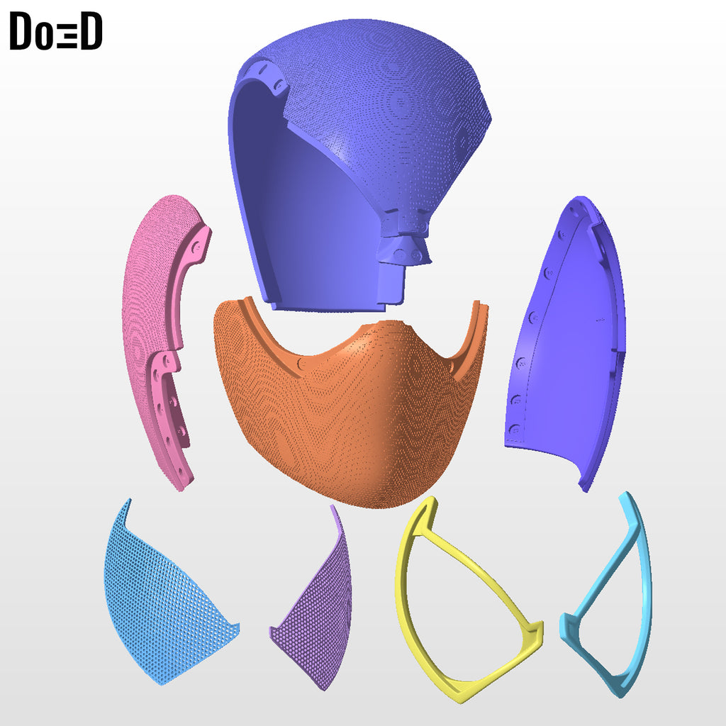 Scarlet Spider-Man Helmet | 3D Printable Model #SS29
