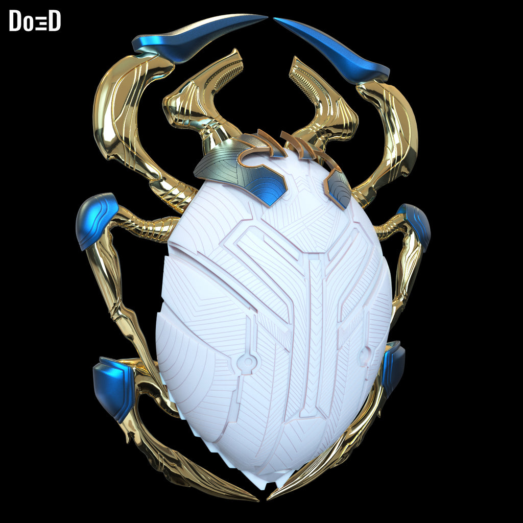 Blue Scarab Beetle | 3D Printable Model Print File STL #B993