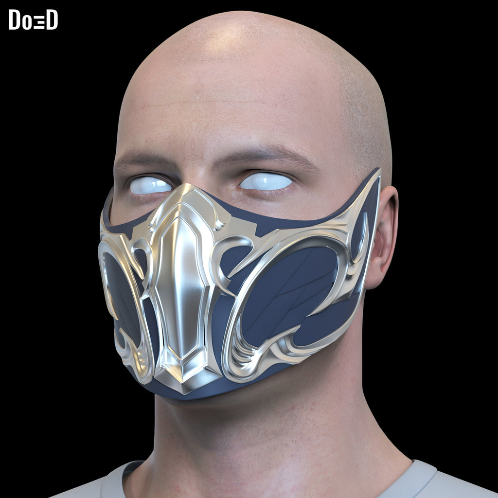Subzero Mask Mortal Kombat 1 | 3D Printable Model Sub Zero Sub-Zero STL #MS6