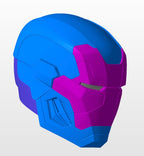 Iron Man War Machine 006 Helmet Only | 3D Printable Model #WM6