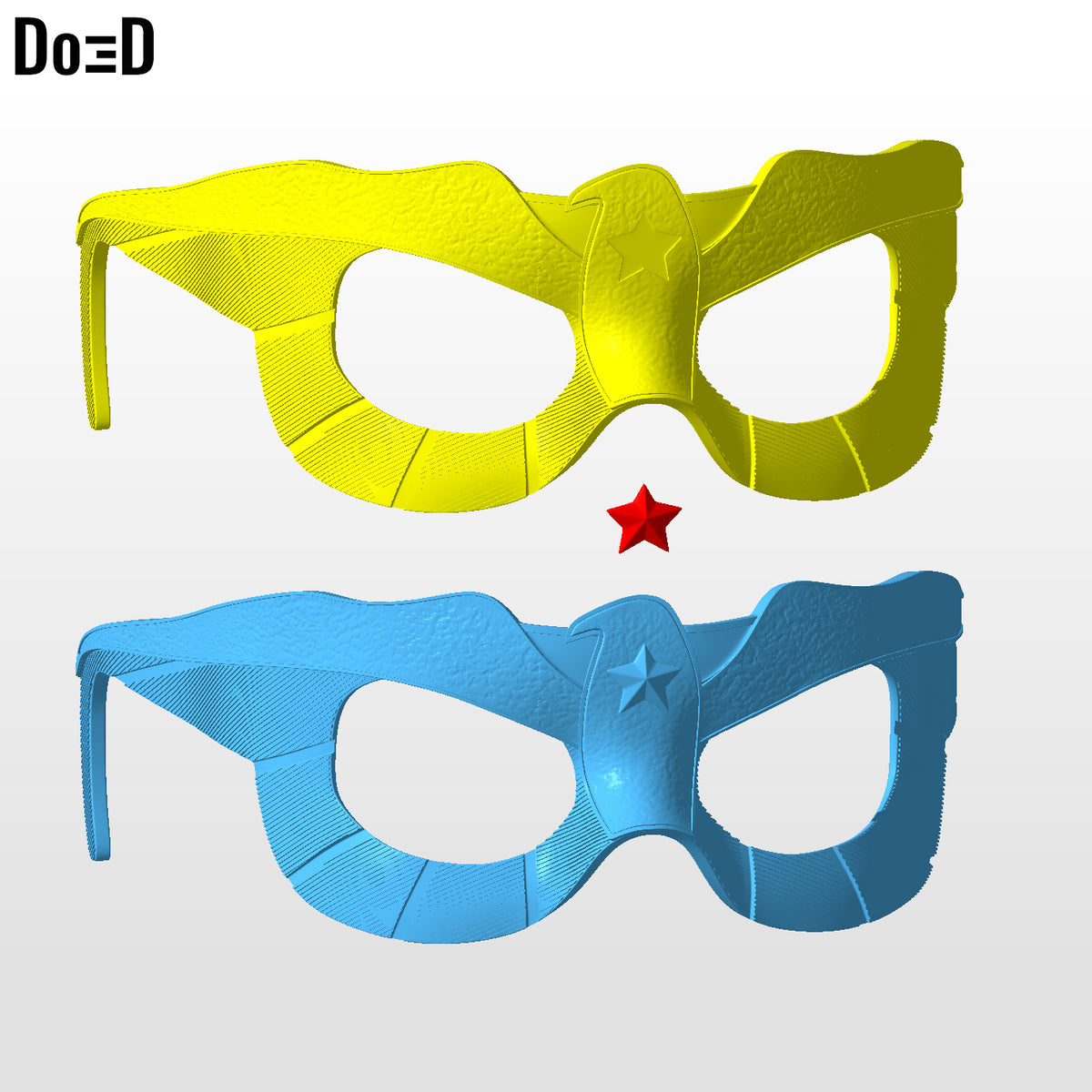 Soldier Boy Eye Mask 1950's Vought Rising The Boys 3D Model Glasses STL #SB50