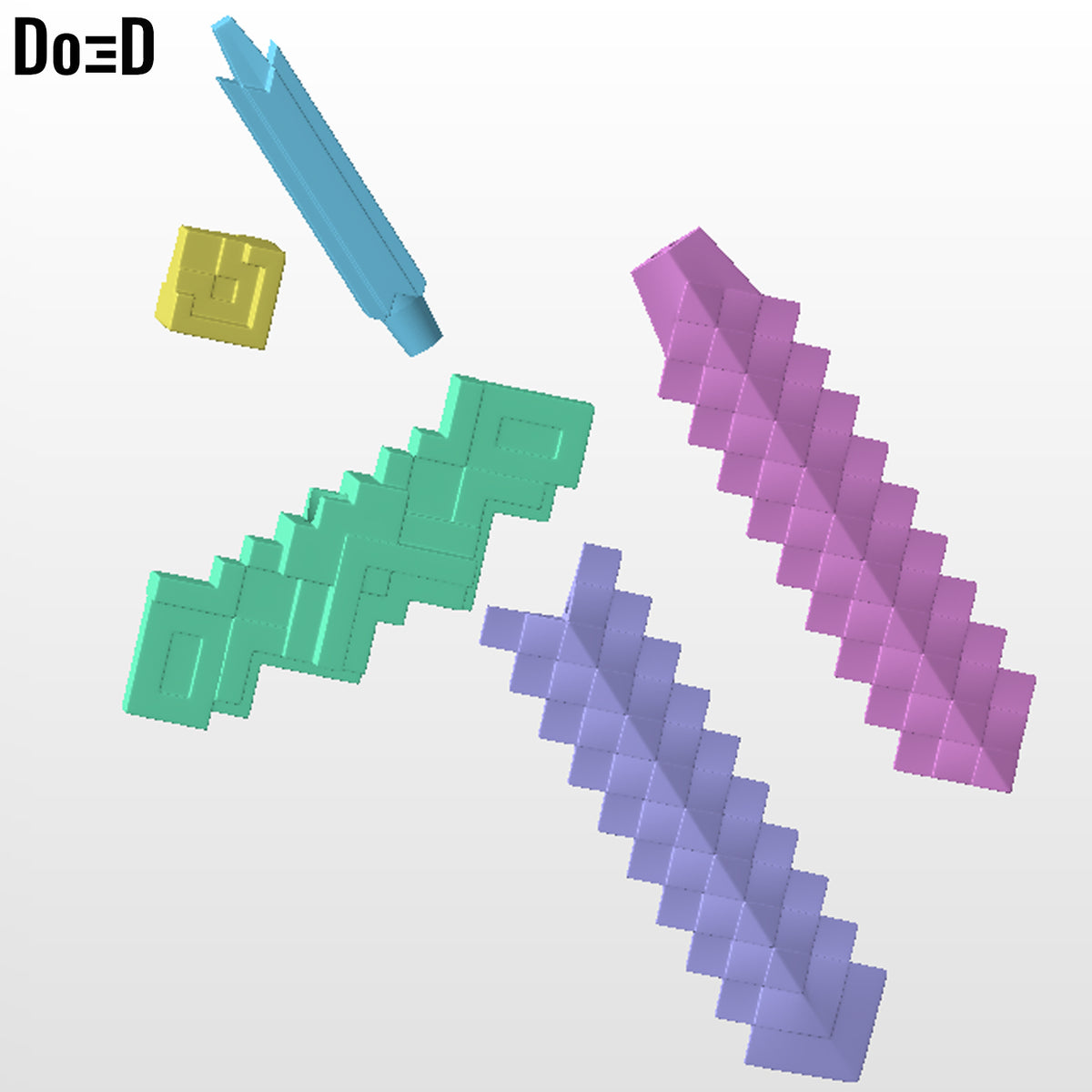 Sword Minecraft Movie | 3D Printable Model STL File #MS22