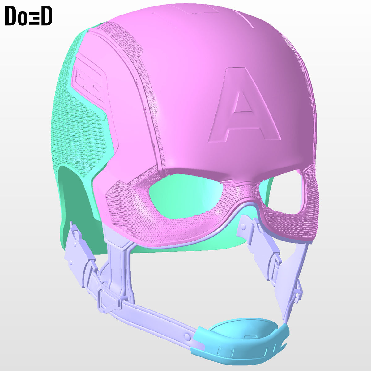 Captain America Helmet from Civil War | 3D Printable Model STL #355