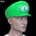 Luigi Helmet Super Mario Movie Cosplay Hat Cap | 3D Printable Model #SLC26