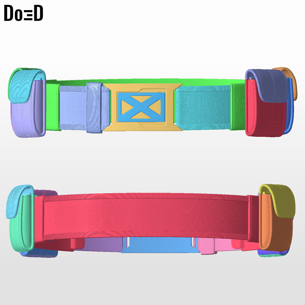 Cyclops Doomsday Bundle: Visor, Harnes, Utility Belt Pouch 3D Model #CD441