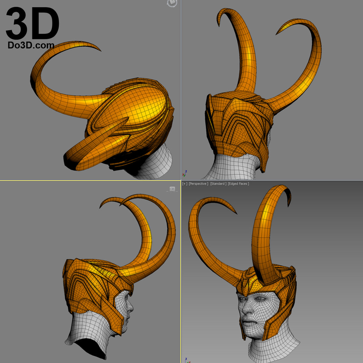 Loki Old Classic Helmet | 3D Printable Model #2441