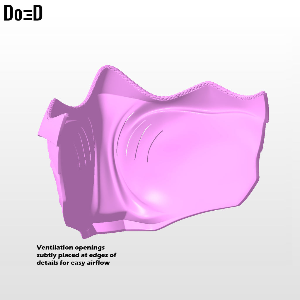 Scorpion Mask Mortal Kombat 1 | 3D Printable Model STL #MK7