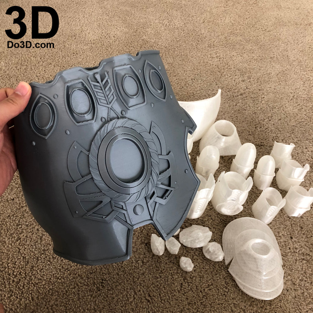 Thanos Infinity Gauntlet Forearm & Glove D23 | 3D Model Project #3944