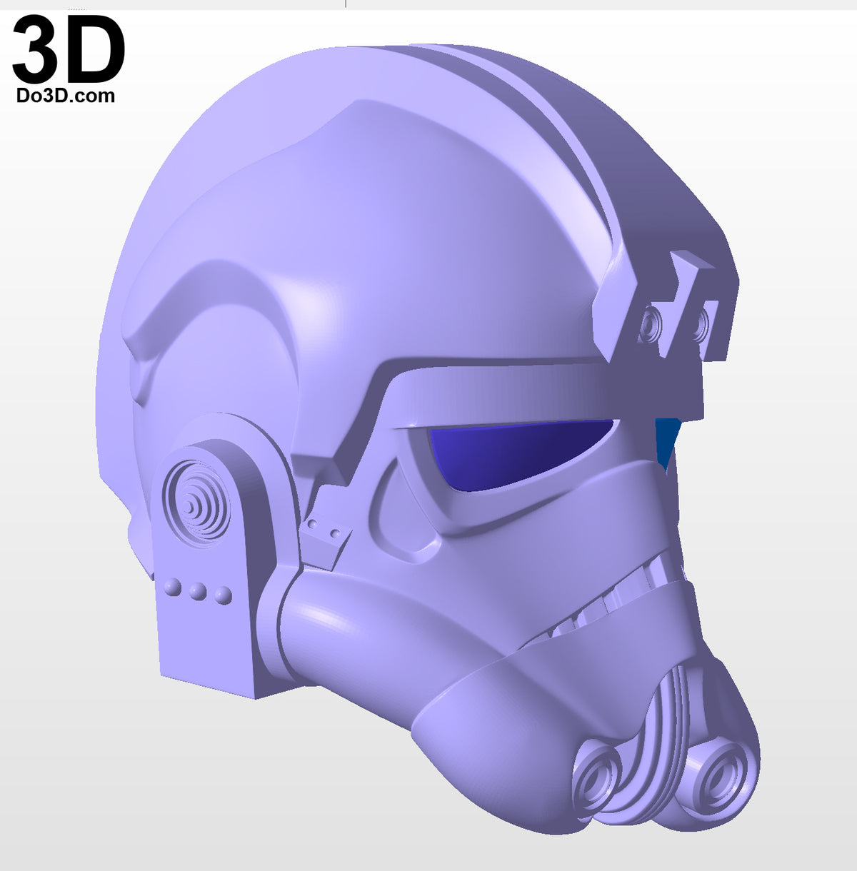 Tie Fighter Pilot Classic Helmet from Star Wars | 3D Model Project #5230