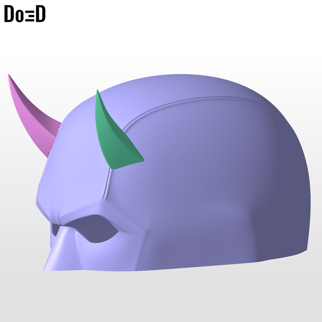 Bucket Version Elektra Daredevil Born Again Female Helmet | 3D Print File #BE