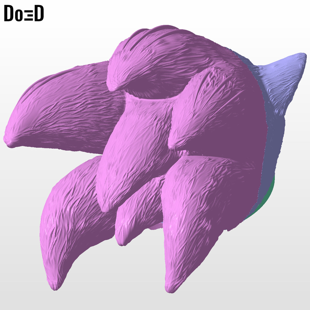 Sonic 3 Classic OG Helmet 3D Model STL File #SB31