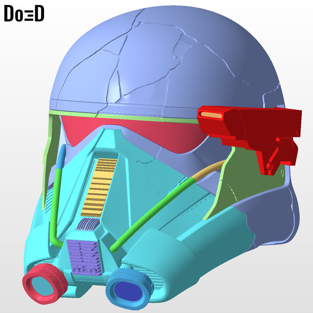 Zombie Death Trooper Ahsoka | 3D Printable Model STl #ZT41