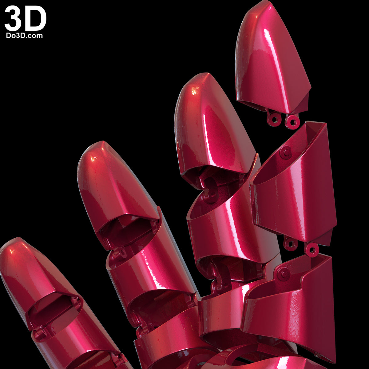 Iron Man MK 46 Glove with Hinges V2 | 3D Model Project #6569