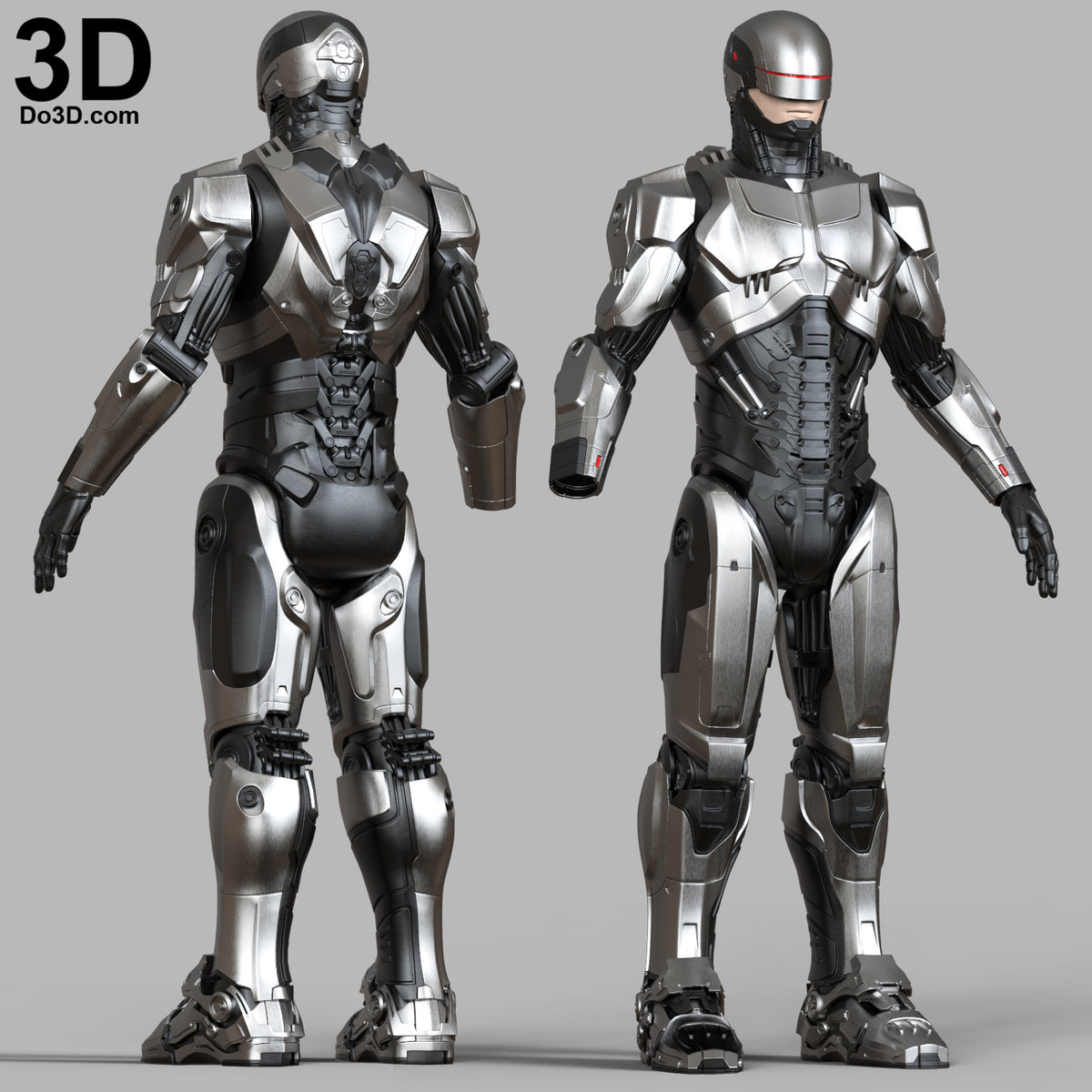 RoboCop Silver Suit / New Armor 2014 Film  | 3D Printable Model #4800