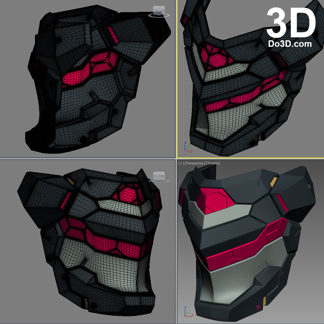 Persona Helmet Phantasy Star Online 2 - PSO2  | 3D Printable Model #783