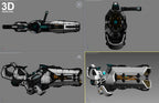 Zarya Blaster Gun from Overwatch | 3D Printable Model #838
