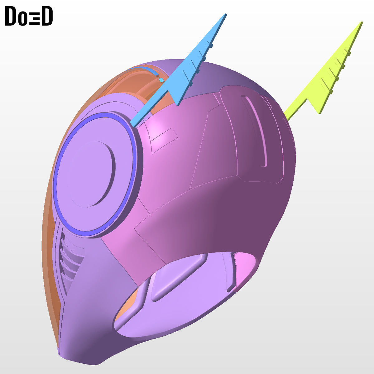 Paige Tesler Tron Uprising Helmet | 3D Printable Model #PT29
