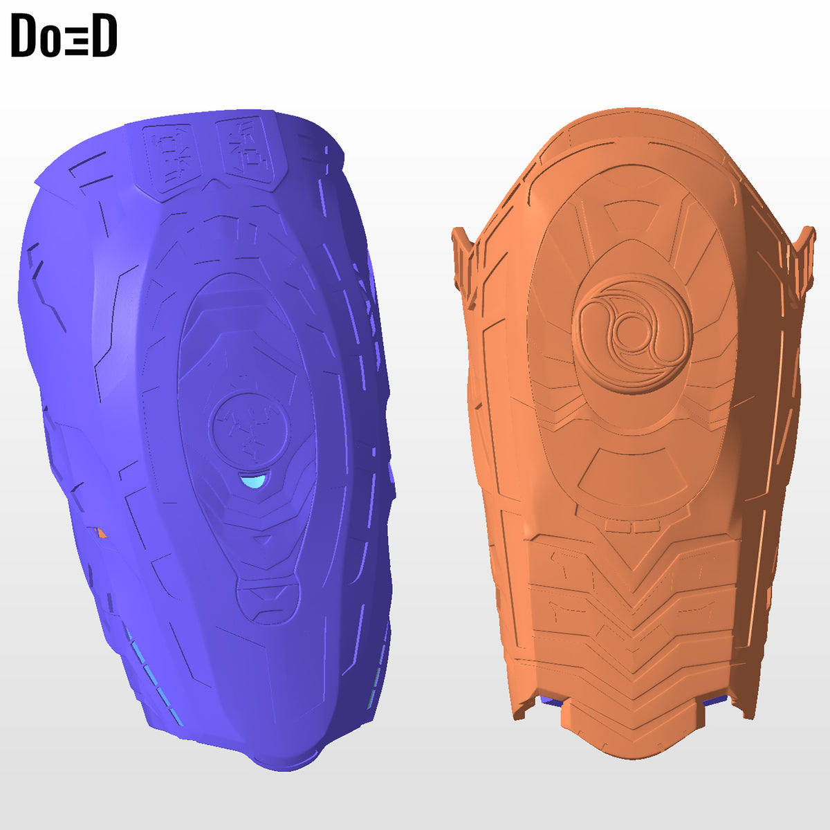 Both Full Gauntlet Set Predator Badlands Dek 3D Printable Model STL File #PB111