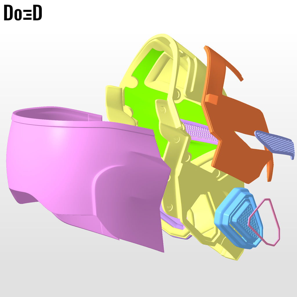 Prowler Shell Spider-Man Across the Spider-Verse Helmet 3D Printable STL File #2