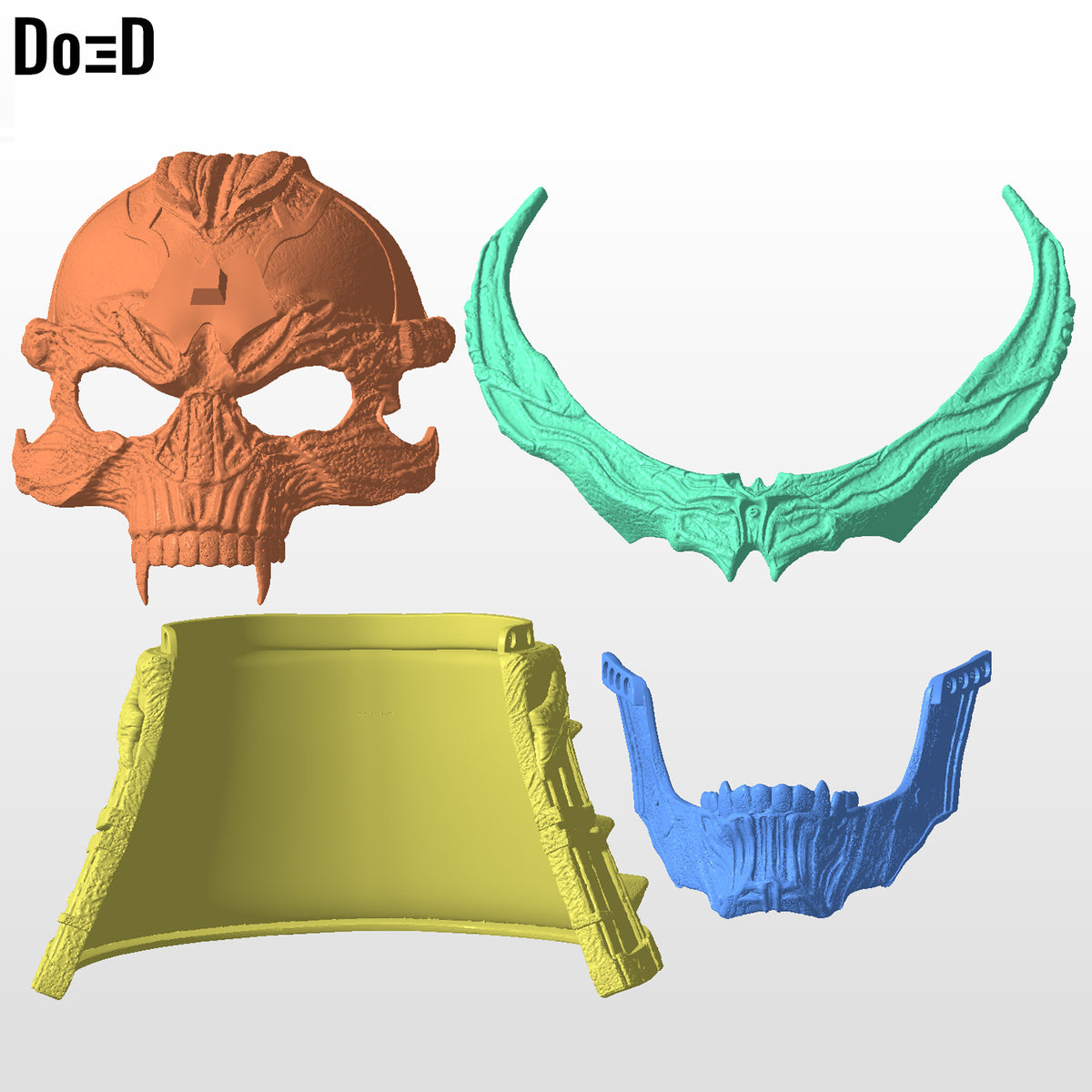 Shao Kahn Helmet Mortal Kombat Movie 2 | 3D Printable Model STL #SMK2