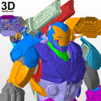 3D Print Model: Avengers Endgame' Iron Patriot Armor Suit File Format STL #6147