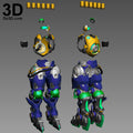Lucio Overwatch Full Body Armor Suit | 3D Model Project #946