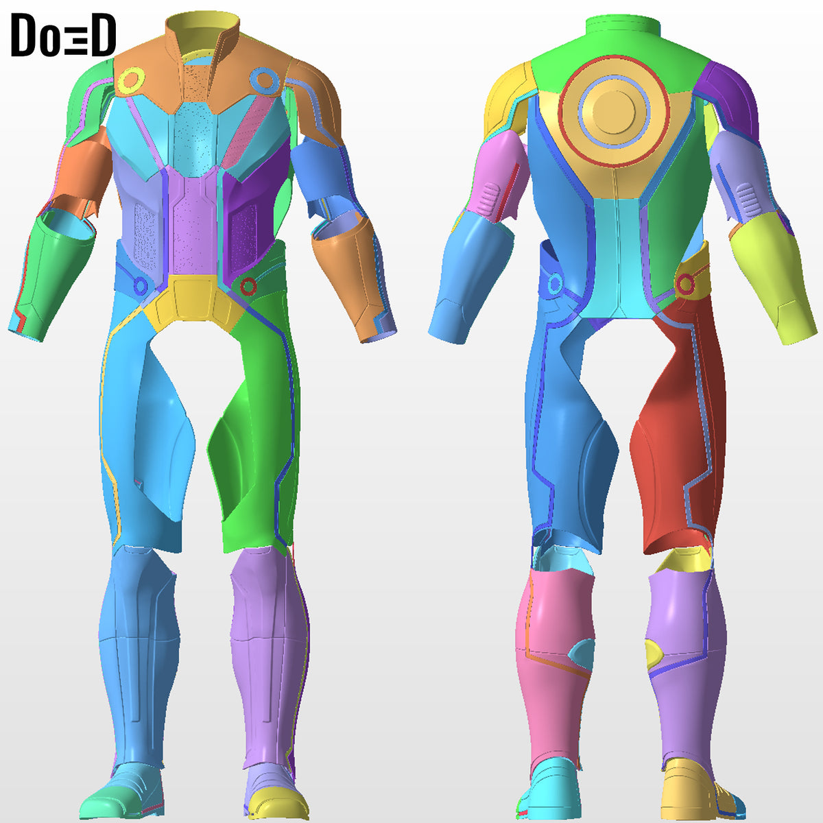 CLU Tron Legacy Suit Armor | 3D Printable Model #C599