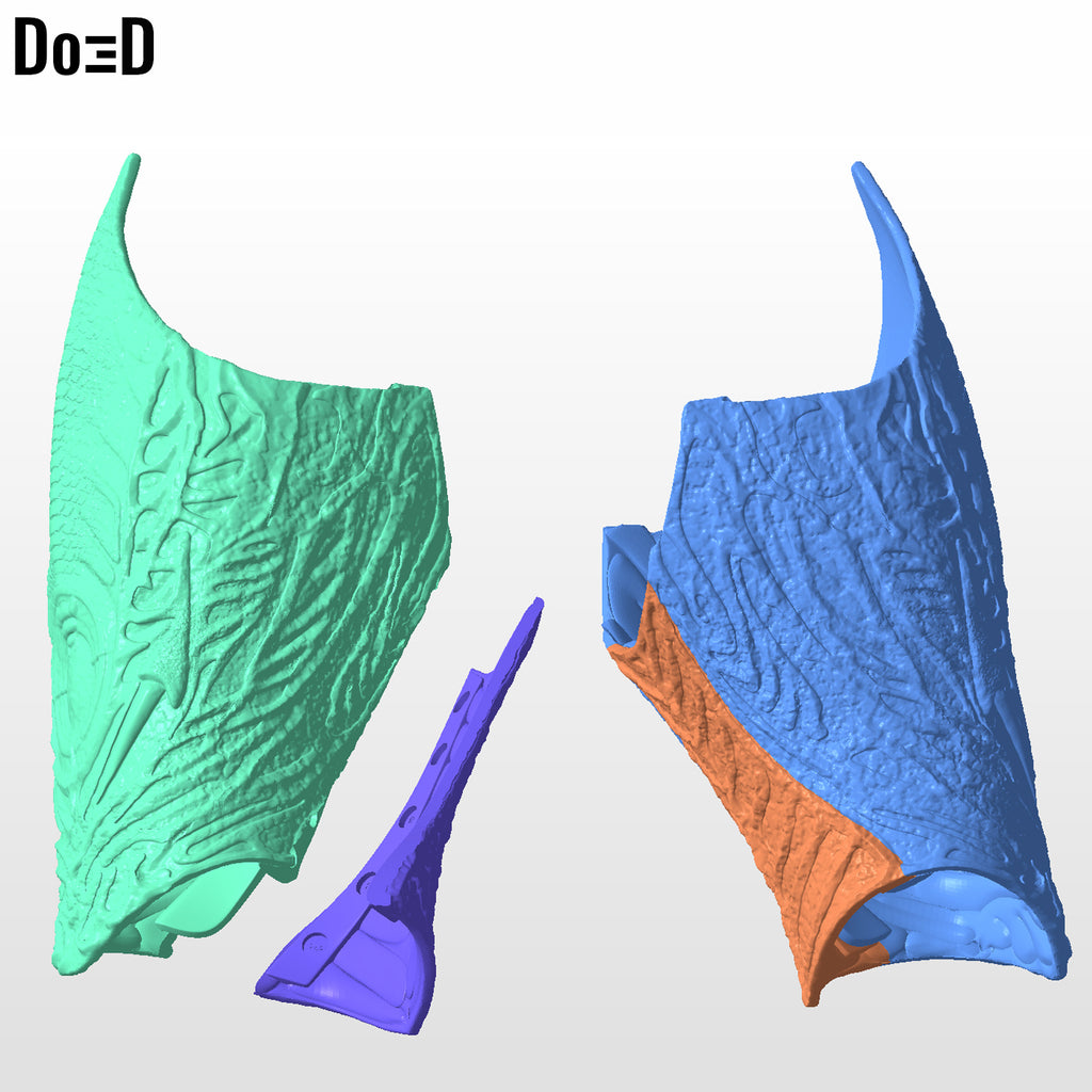 Skeletor Torso Masters of the Universe 3D Printable Model STL File #SF8