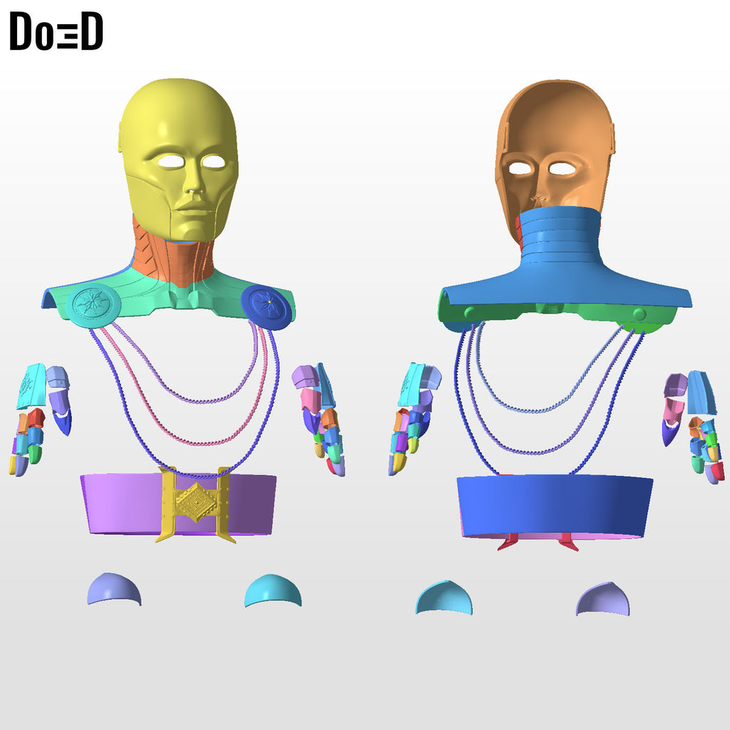 Latverian Witch Full Armor Pack | 3D Printable Model STL File #LV1000