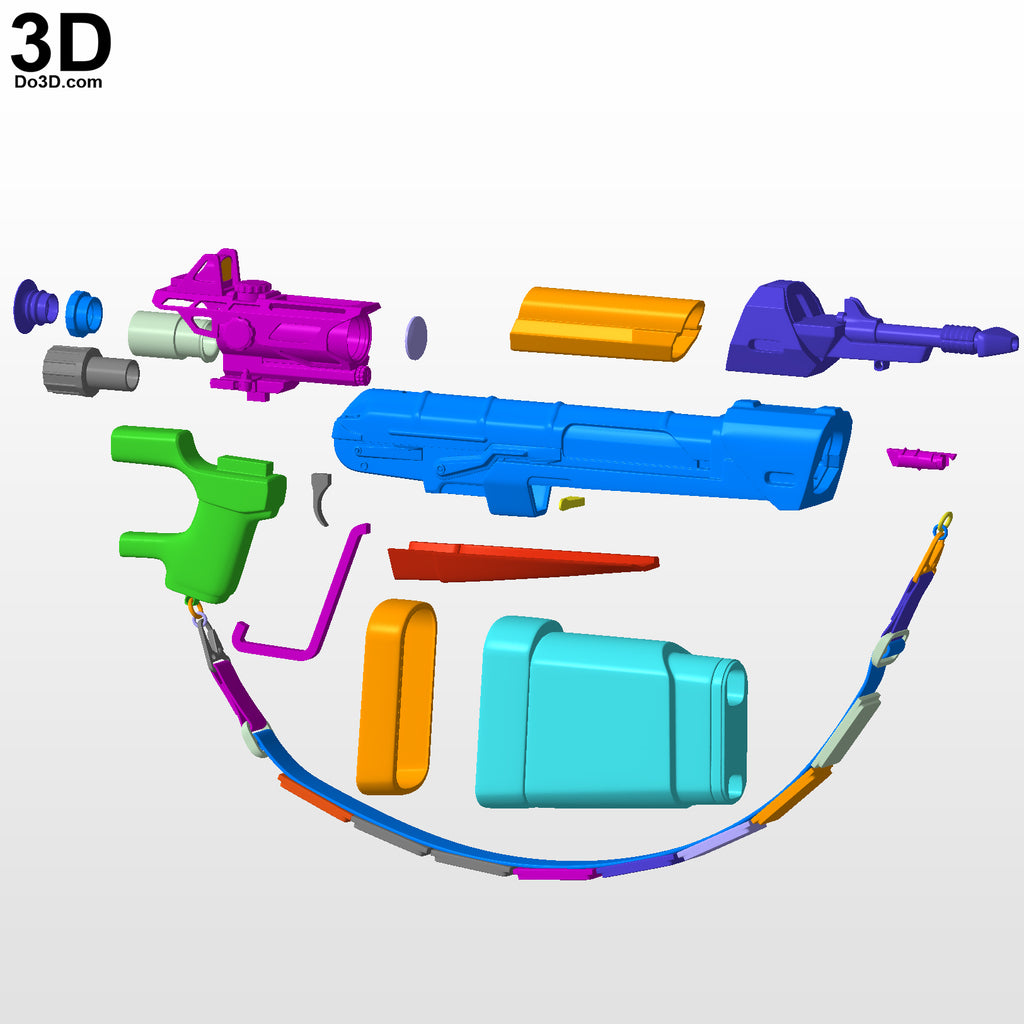 Fennec Shand Rifle Blaster from Mandalorian | 3D Printable Model #FS72
