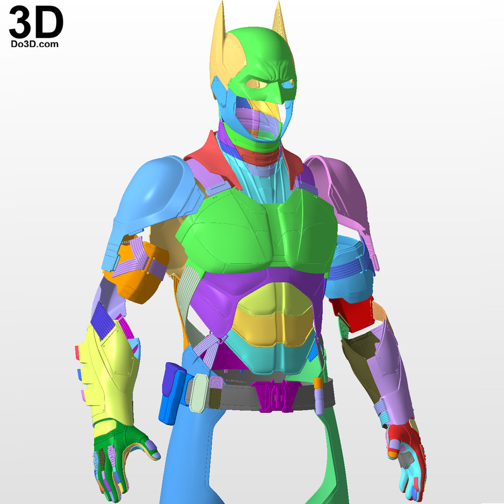 Batman 2022 Concept Ben Affleck Full Armor Set 3D Printable Model STL File #B251
