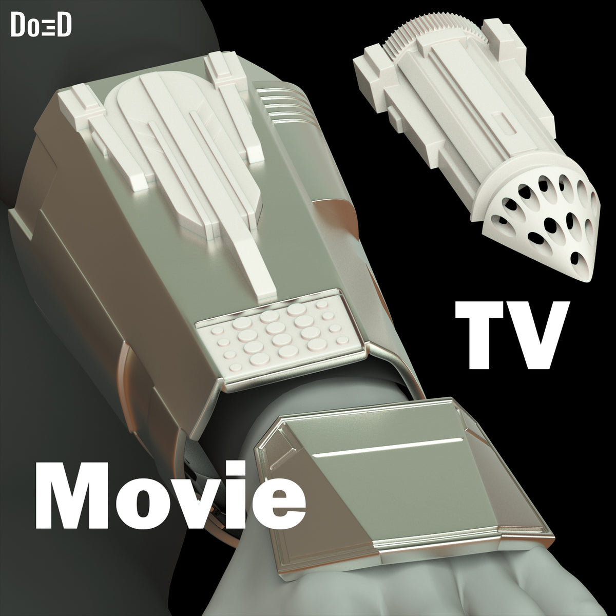 Left Forearm The Mandalorian & Grogu Interchangeable with TV Show 3D Model #MF71