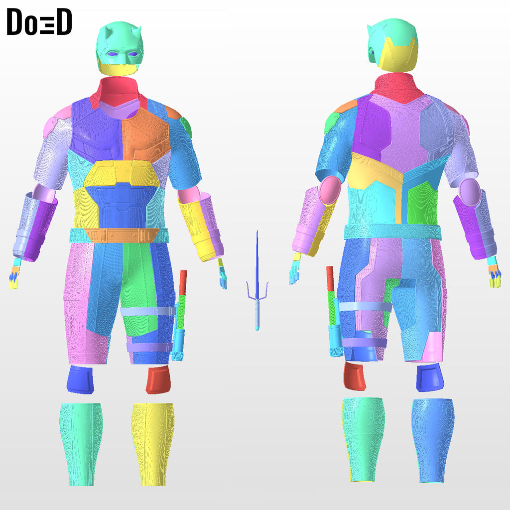 Daredevil Season 2 Full Body Armors Matt Murdock | 3D Printable Model #A1