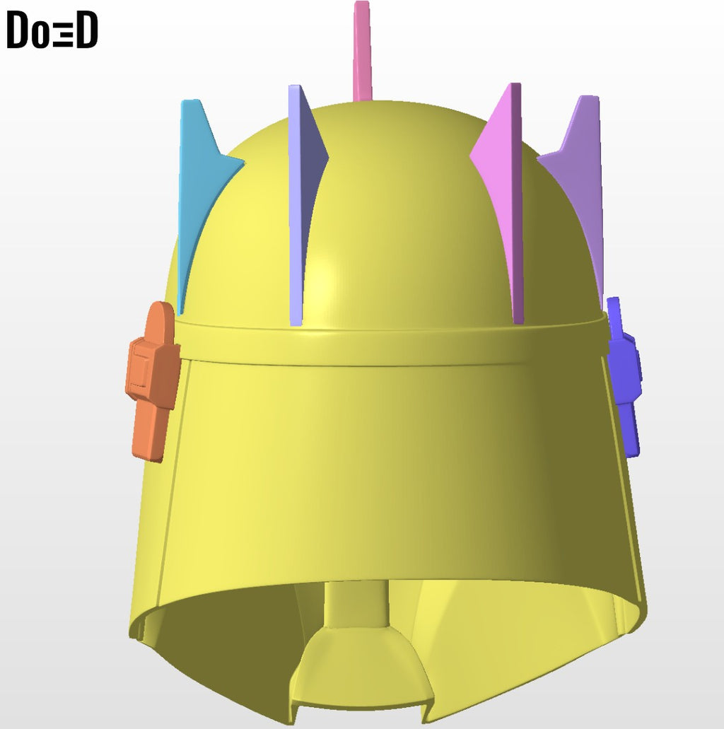 Helmet Dark Trooper phase 4 Moff Gideon | 3D Printable Model STL File #MG21