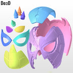 Bundle: Zombie Iron Spider Punk Helmet Spider-man 3D Printable Model STL #ZP32